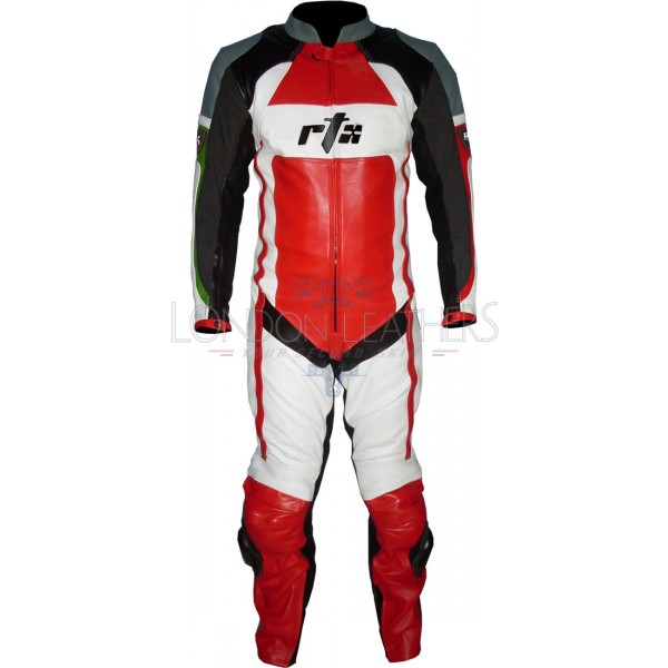 RTX Tri-Colour Special Edition Leather Biker Suit